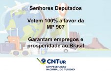 CNTur é 100% a favor da MP 907